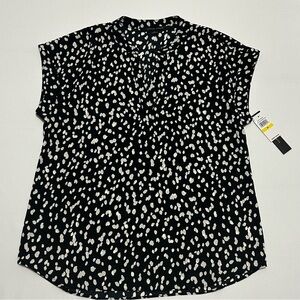 Cynthia Steffe Black and White Women’s Blouse Top Size Medium